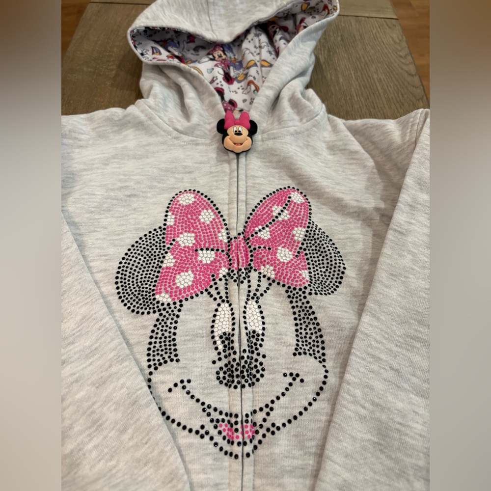 DISNEY JUNIOR • Kids' Minnie Mouse Sweatshirt • Size 6 • NWT - Picture 2 of 5